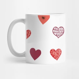 Love Heart Doodles Mug